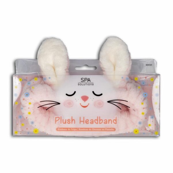Cintillo Diadema De Felpa Diseño Conejo Rosado CALA Unidad