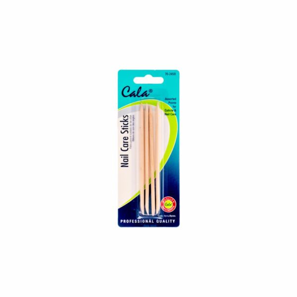 Empujador De Cutícula De Madera Nail Care Sticks CALA Set X4