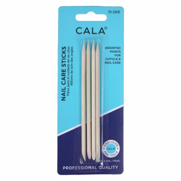 Empujador De Cutícula De Madera Nail Care Sticks CALA Set X4
