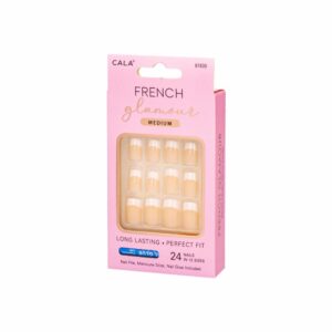 Kit De Uñas 24 Piezas / French Glamour Medium CALA Unidad