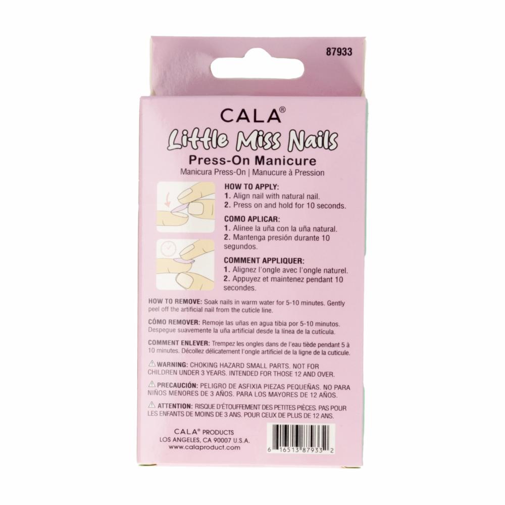 Uñas Postizas Green Pink Yellow CALA 24 Piezas - Imagen 2