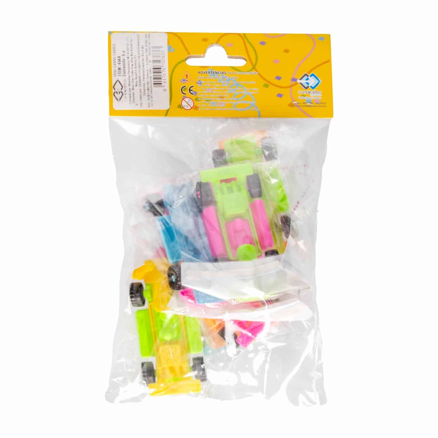 Mini Carro Cabrío IMPORTADORA CUMPLEAÑOS X 6 Uds - Imagen 2