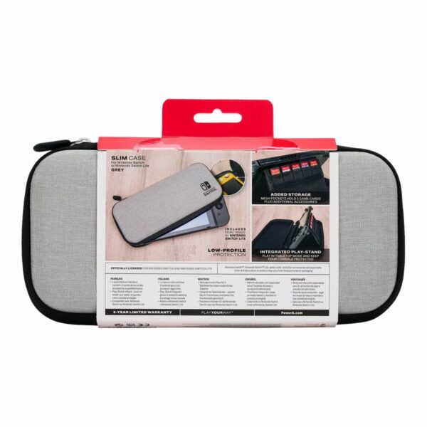 Estuche Para Switch Power A Charcoal Slim NINTENDO Unidad - Imagen 4