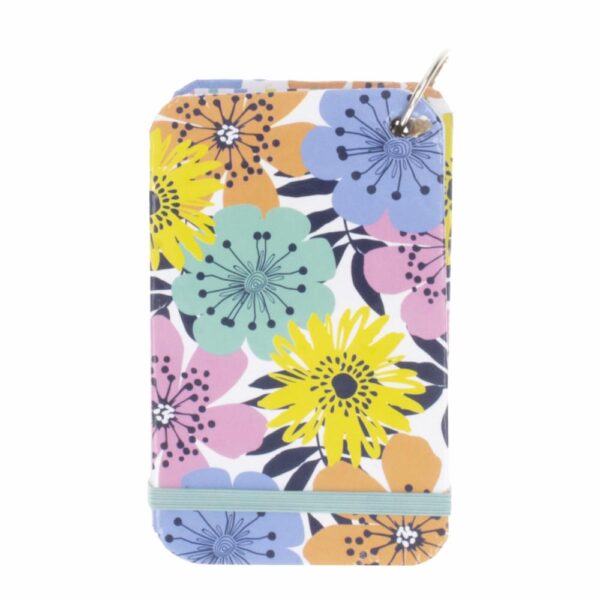 Libreta Mini Diseño Flores Con Una Argolla STUDIO C Unidad - Imagen 2