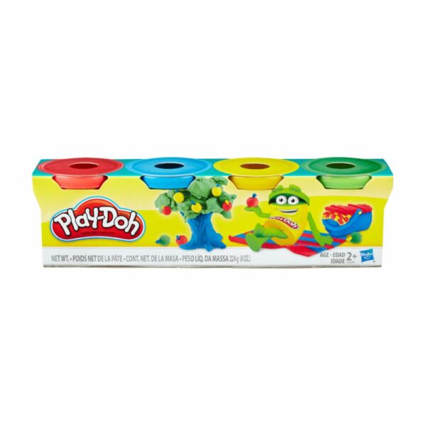 Plastilina Mini Hasbro Inc. Incluye 4 Unidades