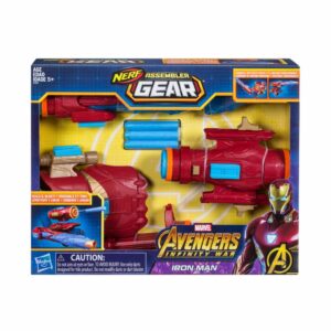Lanzador Iron Man NERF Incluye 3 Dardos