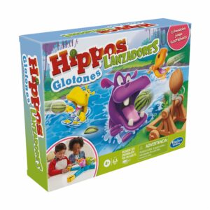 Juego De Mesa Hippos Glotones Lanzadores HASBRO 2 - 4 Jugadores