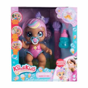 Muñeca Bebé Interactiva KINDI KIDS Incluye Burbujas