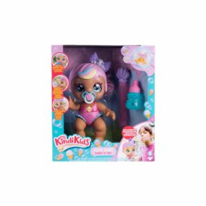 Muñeca Bebé Interactiva KINDI KIDS Incluye Burbujas