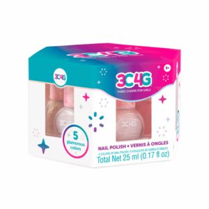 Set De Belleza Esmalte De Uñas 3C4G 5 Colores