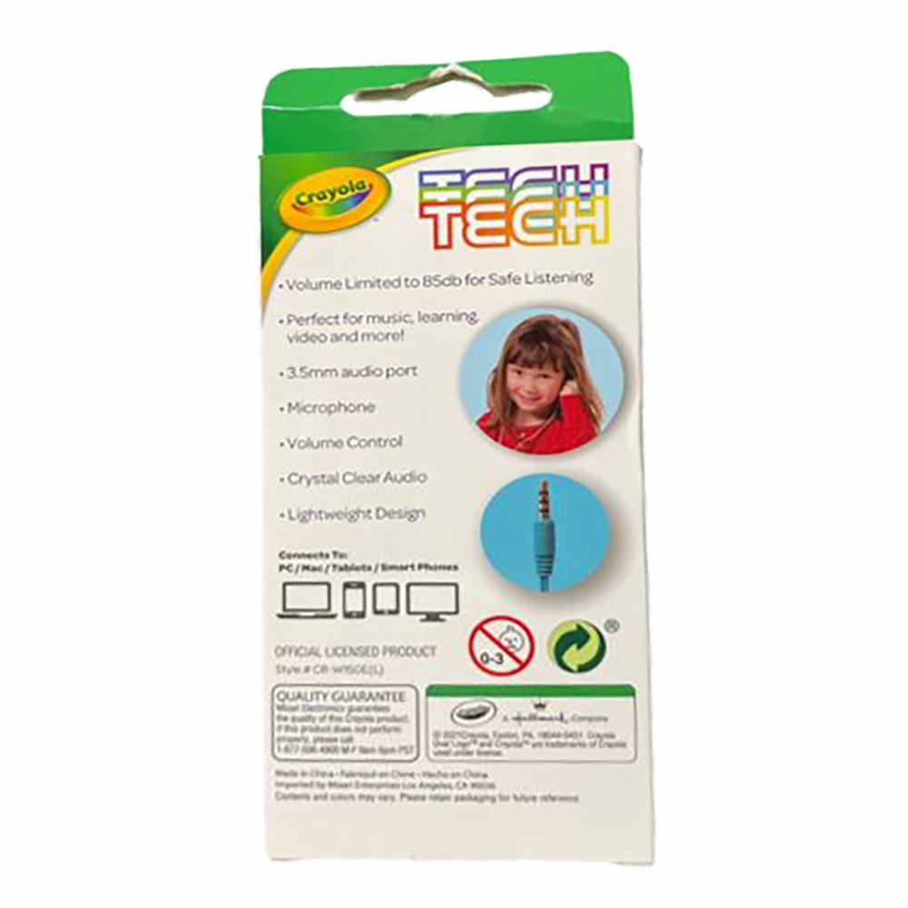 Auriculares Crayola CR-W150E(V) TECH Con Cable - Imagen 2