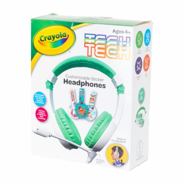 Audifonos Crayolas CR-W180H(G) TECH Con Cable - Imagen 3