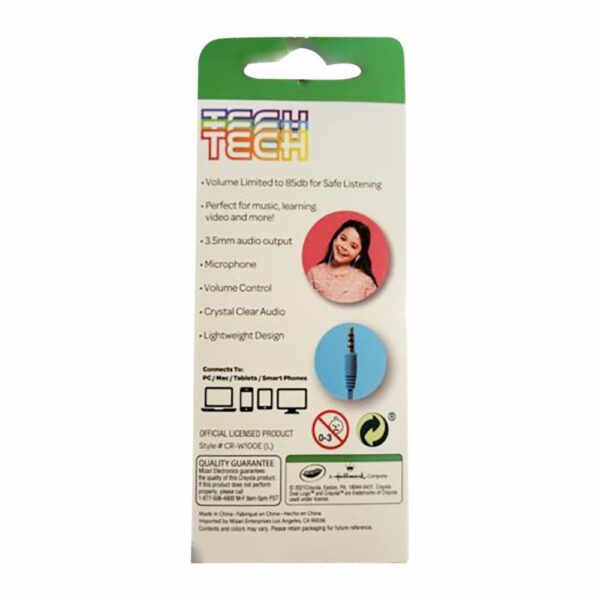 Auriculares Crayola CR-W100E(L) TECH Con Cable - Imagen 2