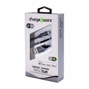 Cable De Carga Lightning CHARGE WORXS 6Ft
