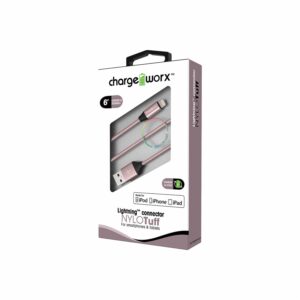 Cable De Carga Lightning CHARGE WORX 6 Ft
