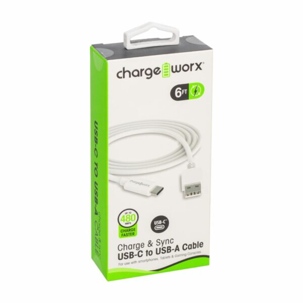 Cable Usb-c A Usb-a Whiblanco CHARGE WORXS Unidad - Imagen 3