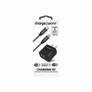 Kit De Carga Micro Usb/ Tipo C CHARGE WORX 1 Metro