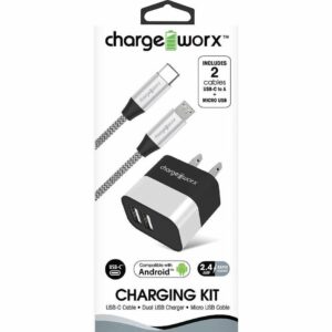 Kite De Carga Micro Usb Tipo C CHARGE WORXS Unidad