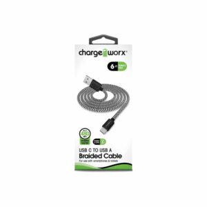 Cable De Carga Usb A Tipo C CHARGE WORX 6Ft