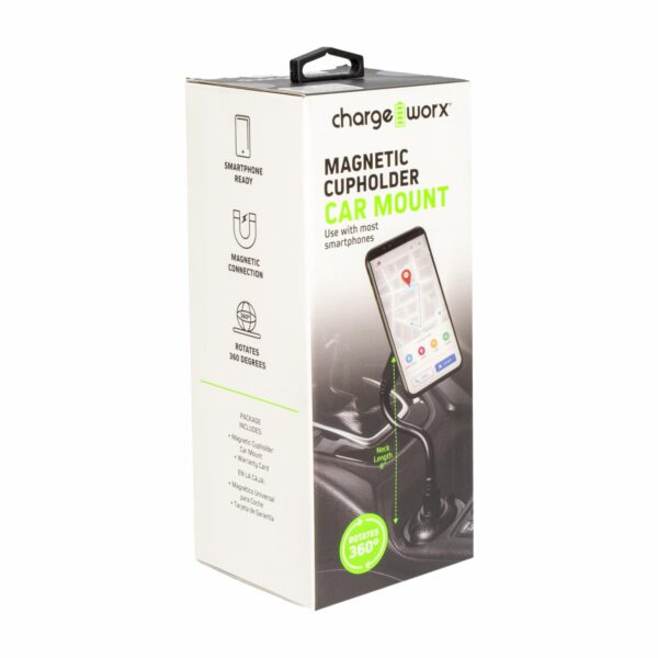 Soporte De Celular Para Auto Portavasos CHARGE WORX Unidad - Imagen 3