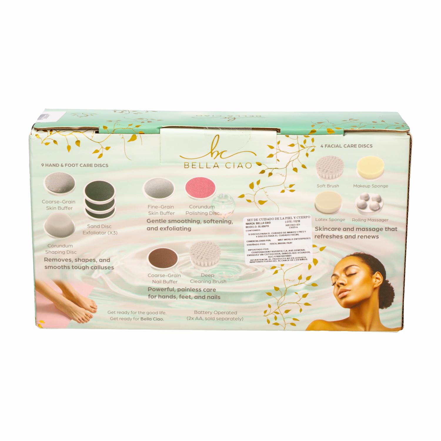 Set  Facial De Limpieza Modelo:BEL-BL406PR BELLA CIAO 13 Piezas - Imagen 2