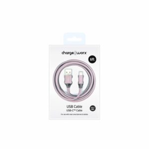 Cable De Carga Tipo C A Tipo C CHARGE WORX 6 Ft