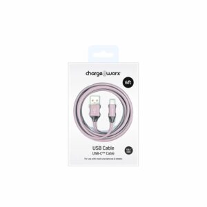 Cable De Carga Tipo C A Tipo C CHARGE WORX 6 Ft
