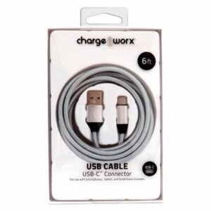 Cable De Carga Tipo C A Tipo C CHARGE WORXS 6 Ft