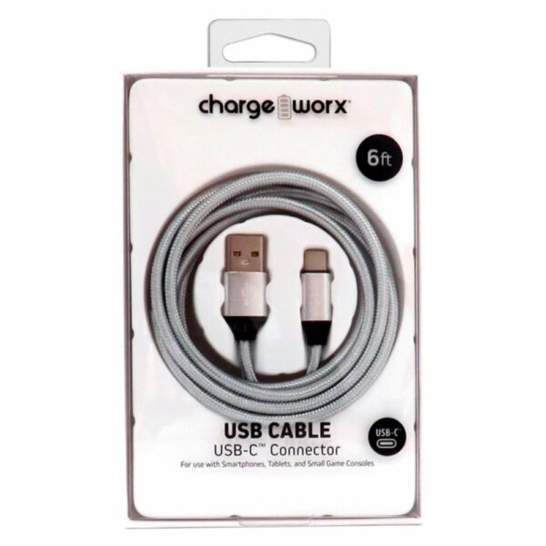 Cable De Carga Tipo C A Tipo C CHARGE WORXS 6 Ft