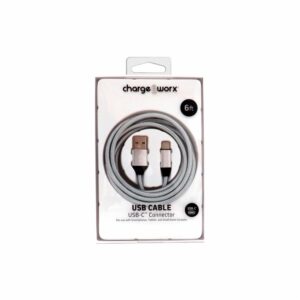 Cable De Carga Tipo C A Tipo C CHARGE WORX 6 Ft