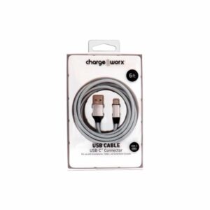 Cable De Carga Tipo C A Tipo C CHARGE WORX 6 Ft