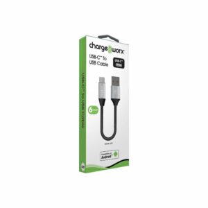Cable Usb-c A Usb-a Negro CHARGE WORX Unidad