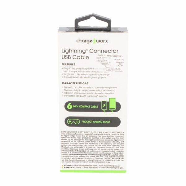 Cable Usb CHARGE WORXS Unidad - Imagen 2