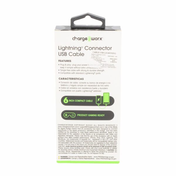 Cable Usb CHARGE WORX Unidad - Imagen 2