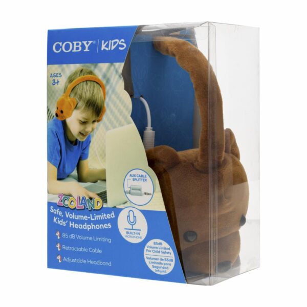 Audífonos Felpa Oso CVHK862BER COBY Con Cable - Imagen 3