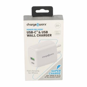 Cargador De Pared Dual CHARGE WORX 20 W