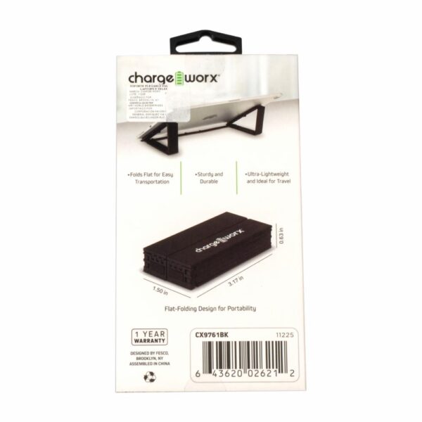 Soporte Plegable Bolsillo Portable CHARGE WORX CHA-CX9761BK - Imagen 3