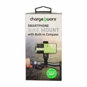 Soporte De Celular Biciclete Con Brujula CHARGE WORXS CHA-CX9722BK