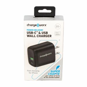 Cargador De Pared Dual CHARGE WORX 20 W