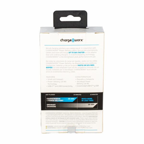 Cargador De Pared Dual CHARGE WORXS 20 W - Imagen 2