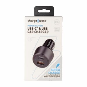 Cargador Para Auto Dual Port CHARGE WORX 45 W