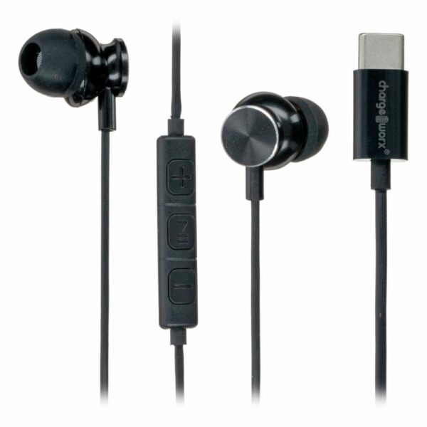 Audífonos USB-C CX9037BK CHARGE WORX Con Cable - Imagen 4