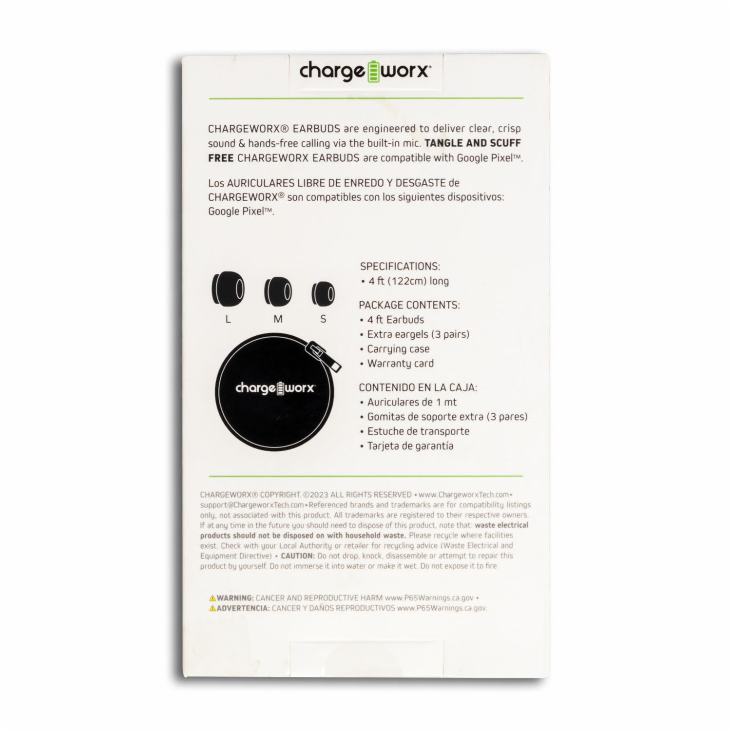 Audífonos USB-C CX9038SL CHARGE WORX Con Cable - Imagen 2