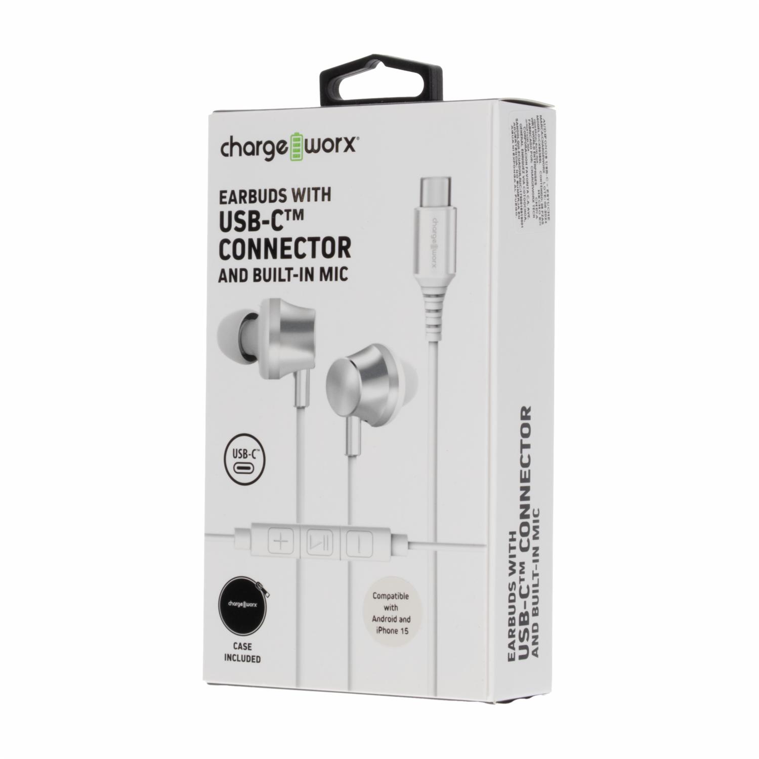 Audífonos USB-C CX9038SL CHARGE WORX Con Cable - Imagen 3