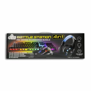 Combo Gamer Teclado + Mouse +  Audífono CHARGE WORXS Con Cable