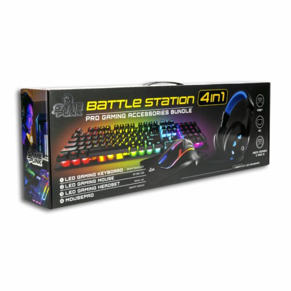 Combo Gamer Teclado + Mouse +  Audífono CHARGE WORX Con Cable - Imagen 5