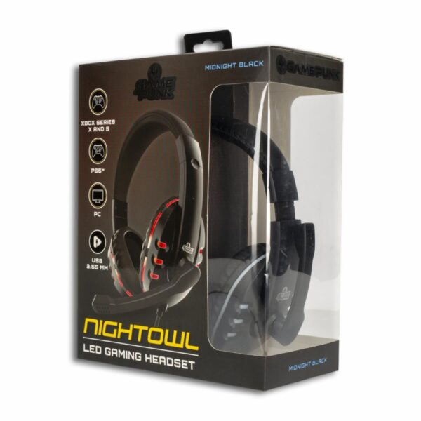 Audífonos Led GAM-HP100BK GAMEPUNK Con Cable - Imagen 3