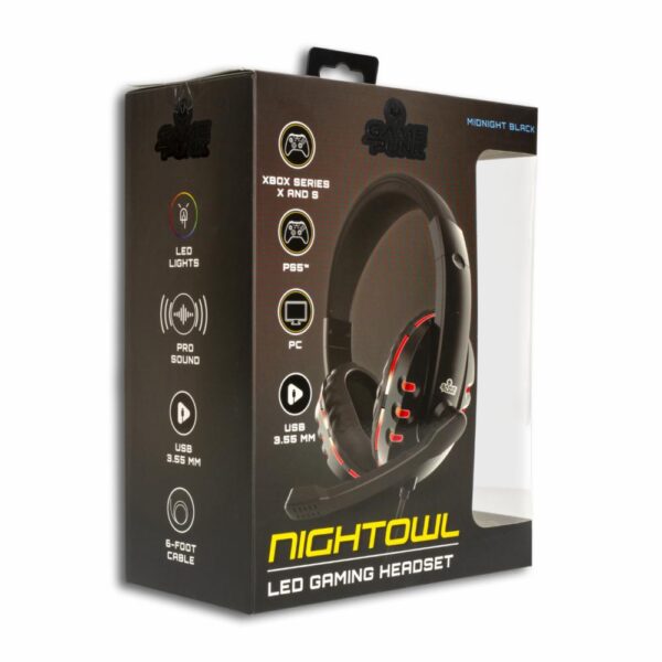 Audífonos Led GAM-HP100BK GAMEPUNK Con Cable - Imagen 4