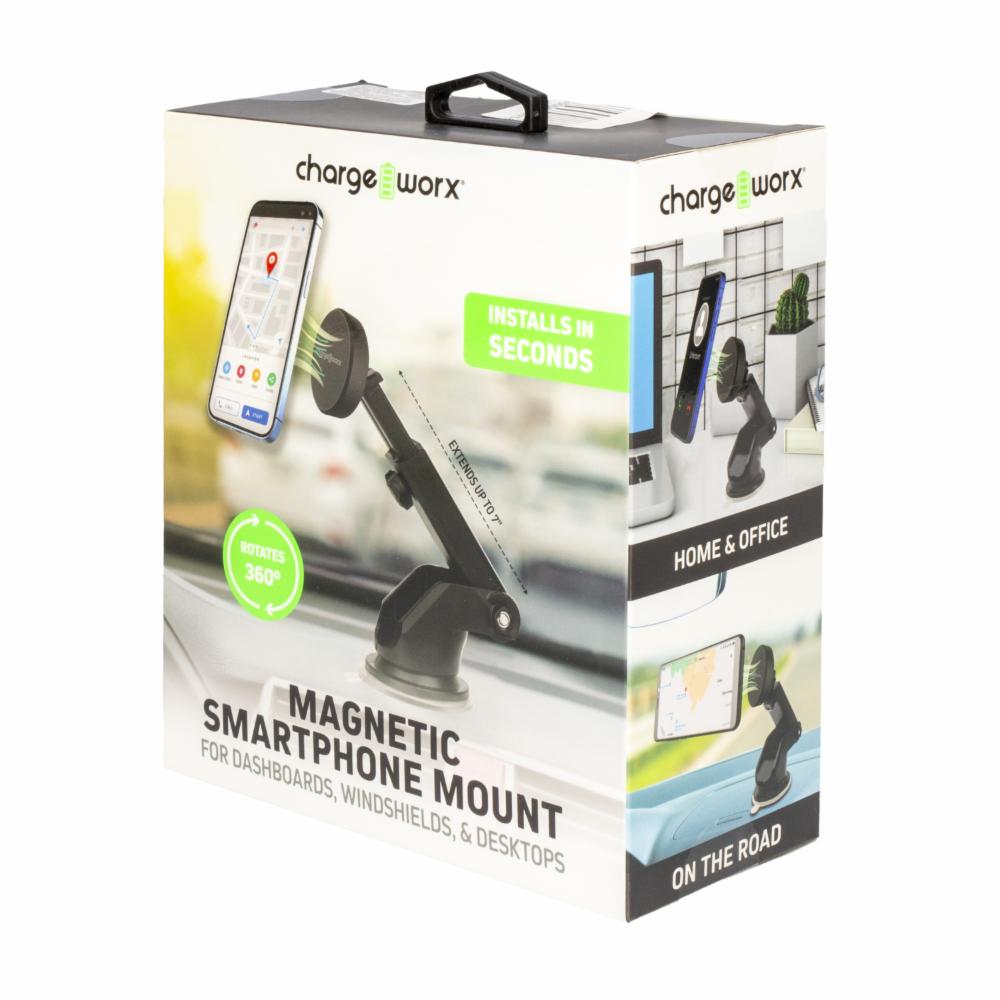 Soporte De Celular Magnético Multiángulo CHARGE WORX Unidad - Imagen 2