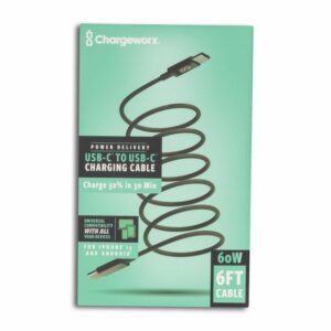 Cable Usb C A USB- C CHARGE WORX 6 Pies